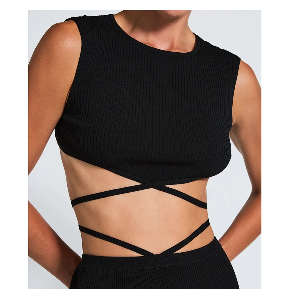 Crop top black seraphina top